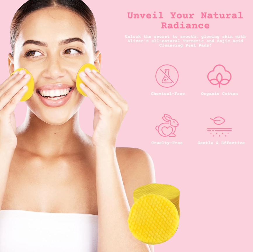 Veliova™ - Turmeric Kojic Glam Pads.