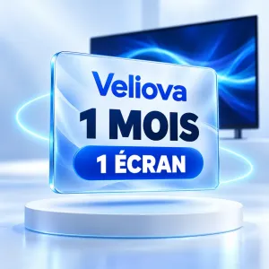 Veliova — Abonnement IPTV 1 mois – 1 écran