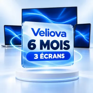 Veliova — Abonnement IPTV 6 mois – 3 écrans