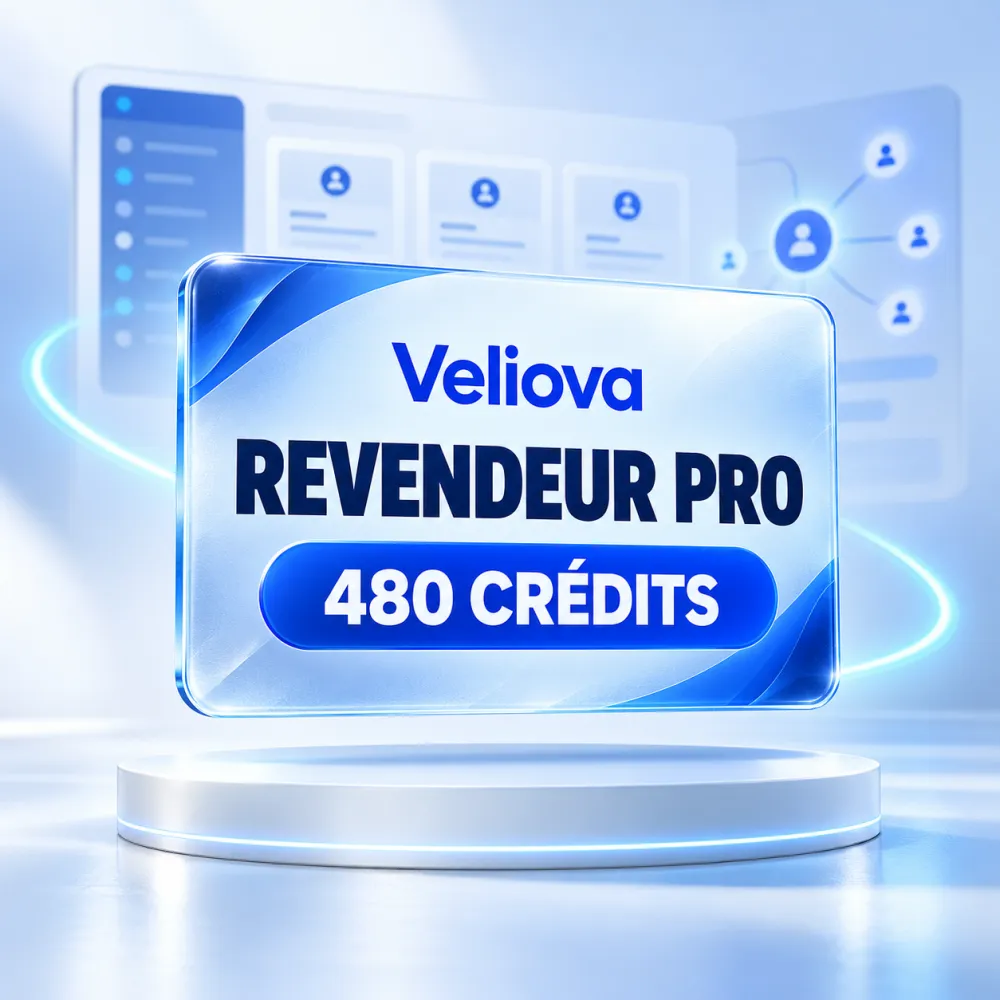 Veliova — Pack revendeur PRO – 480 crédits